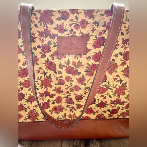 Rose Patricia Nash Tote | 100% Leather | Designer | Excellent Used Condition - Picture 2 of 13